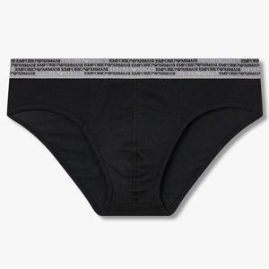 [엠포리오 아르마니 언더웨어]올오버 로고 엘라스틱 코튼 삼각브리프(0815311061)