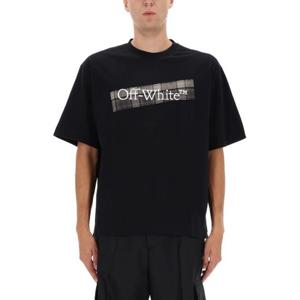 오프화이트 반팔 티셔츠 OMAA120 F25JER00N1001 BLACK