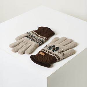 [헤지스] 남성 노르딕 패턴 장갑 HZGV5F105I2