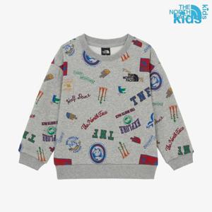 노스페이스키즈  (NM5MR52S) 키즈 와일드패치 스웻셔츠