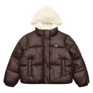 [소이][더센트럴 소이주니어] 글로시 크롭 웰론 점퍼 25W0154