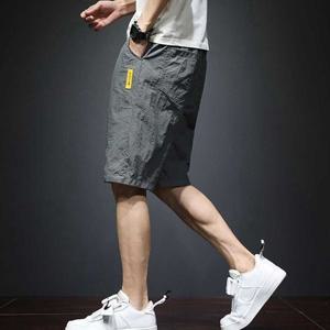 남성 허리 밴딩 5부 팬츠 캐쥬얼 반바지 이지 웨어