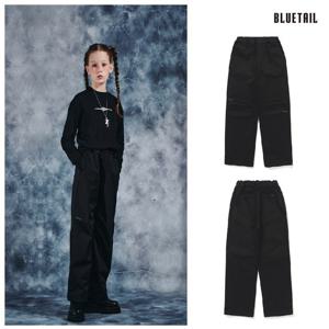 [블루테일]AZH1PT06BK 블랙 절개 우븐 파라슈트