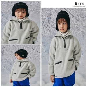 [빈BEEN]BZ71TS01GY 그레이 폴라폴리스 하프 집업 티셔츠