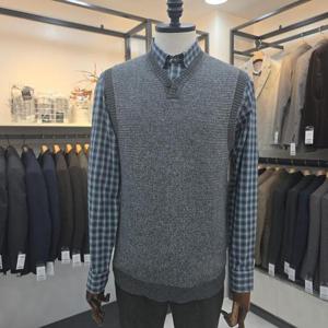 [세정 트레몰로] 남성 그레이 니트베스트 TRHBV4F33856104