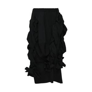 25 FW 꼼데가르송 브레이디드 디테일 미디 스커트 GPS01305111A TP444619459