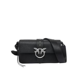 25FW Pinko 블랙 러브 One Slouchy 크로스바디 백 105081A2JGZ99E