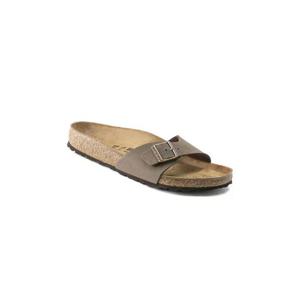BIRKENSTOCK CIABATTE DONNA MADRID BIRKO FLOR NUBUCK 040093MARRONE