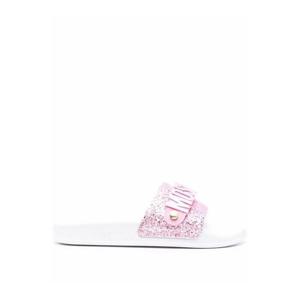 25 FW 모스키노 모스키노 엠보스드 로고 오픈 토 슬라이더 샌들 MA28632G0EMJV TP444689329