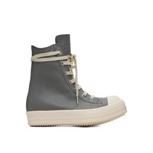 25 FW 릭오웬스 지퍼 레더 하이탑 스니커즈 RU02E1890LGY TP444699603