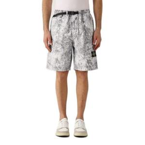 25 FW 스톤 아일랜드 로고 패치 벨티드 코튼 퓨어 버뮤다 쇼츠 K1S15L100015SA143