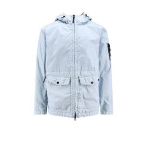 스톤 아일랜드 가죽 자켓 K1S154100093S0A21V0041 SKY BLUE DOM