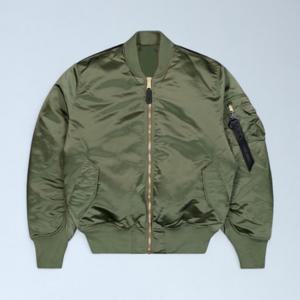 25 FW 알파 인더스트리 MA 1 Base Flight 리버시블 봄버 자켓 그린 756111 01