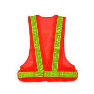 신호수조끼 MR-307 안전조끼 X반도 오렌지 형광띠 반사조끼 야간조끼 야간작업조끼 형광조끼 망사조끼
