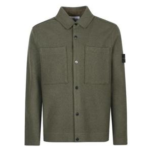 25 FW 스톤 아일랜드 로고 패치 와펜 버튼 가디건 그린 K2S155100058S0IN1