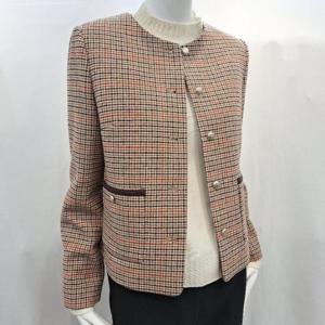 올리비아하슬러 HC04 라운드넥 버튼 트위드 재킷 OHEWJK103