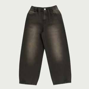 행텐틴즈 백 브러쉬 풀밴딩 벌룬 데님팬츠_100(14540-055-805-10)