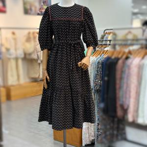 [써스데이아일랜드]골덴 퍼프소매 원피스 t248mop312