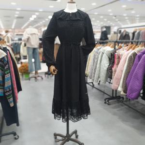 [써스데이아일랜드]하트 모티브 카라 원피스 T246MOP159W