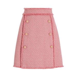 25 FW 돌체앤가바나 DNA 로고 인그레이빙 미니 스커트 F4C03TGDCYK TP434461006