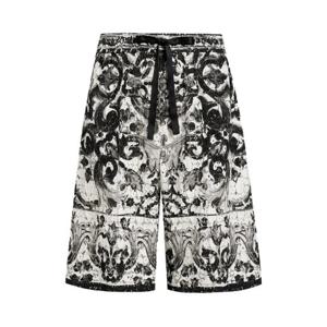 25 FW 돌체앤가바나 마욜리카 프린트 코튼 쇼츠 GV37ATHH5EK TP445153323