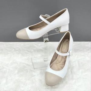 [탠디]여성 스트랩 포인트 미들힐 X2HS50FT14 WHITE 2SD JJ