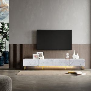 [더젠] 렉시아 2000LED조명거실장2(LPM/LED조명/리모콘포함)