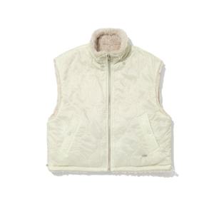 인터크루 여성 리버시블 밍크 베스트 ITZ4VP52ACM (크림)
