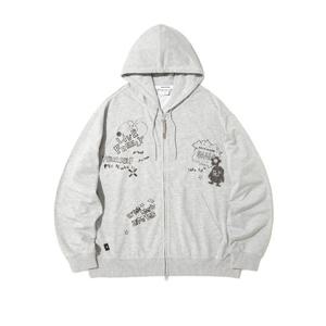 인터크루 남성 키치후드집업가디건 ITZ3DH01AMG (멜런지그레이)