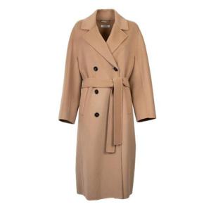 25 FW 에스 막스마라 폴 더블 브레스티드 벨티드 울 코트 PAUL700
