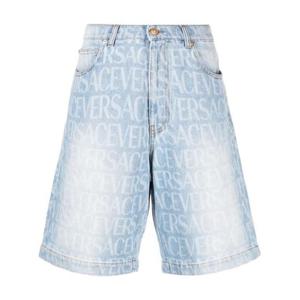 베르사체 숏팬츠 10102051A07661 1D380 Denim