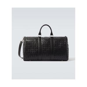 보테가베네타 인트레치아토 레더 더플 백 P01096868