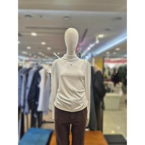 부루앤쥬디 세이브존03 부루앤쥬디 사선 절개 장식 반폴 티셔츠 AGBBSATS001CA