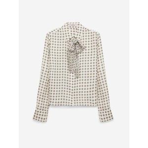 도로시 슈마허 셔츠 255 349206 007creme mini tie Beige
