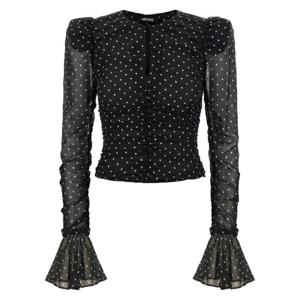 ROTATE BIRGER CHRISTENSEN Chiffon Ruched blouse 115222000000