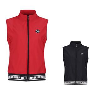 럭스골프 여성 레터링 요꼬 기모 집업 베스트 조끼 MW25W550W