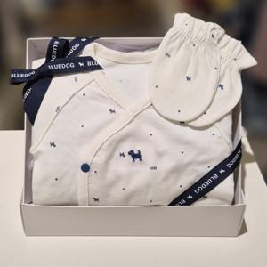 블루독베이비 10 25FW (NY)BI배내저고리손싸개2종세트 (45A700000500812)