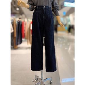 ab.fz 기모 캡틴 밴딩 와이드 데님 팬츠 (ABXA1HE33A) US