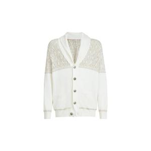 25 FW Brunello Cucinelli 코튼 자카드 가디건 M28709406CPK51 TP446088220