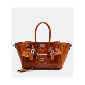 발렌시아가 Bel Air 미니 레더 토트 백 P01087333