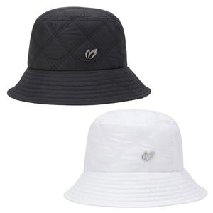 [양말증정]여성 로고 퀼팅 기모 버킷햇 (421D4CP505)