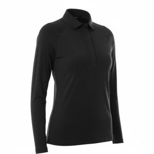 J.LINDEBERG 25FW FLOR LONG SLEEVE POLO (GWJT13383-9999) (여성 플로르 롱 슬리브 폴로)