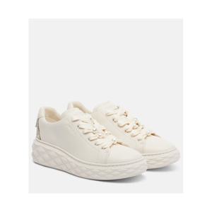 지미추 Diamond Light 맥시 레더 스니커즈 P01125560