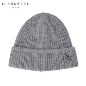 [세인트앤드류스] 공용 STA 글리터 자수 니트 비니 831E4CPA03_GY