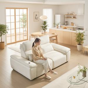 세인트블랑 아르모니 갤럭시 패브릭 전동 리클라이너 모듈형 3인 스윙 소파 sk