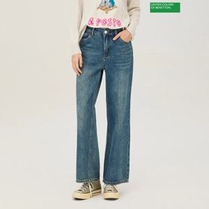 베네통 넌스판 워싱 통일자 데님 팬츠 BADPA6561