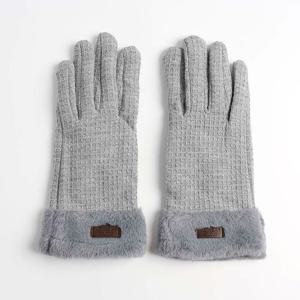 터치 장갑 그레이 여성용 스노보드 직장인 겨울 외출