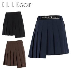 [엘르골프]여성 간절기 단차이 플리츠 스커트 6J61851_DJ
