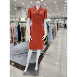 [더아이잗]메탈 버튼 H라인 원피스 IM6A0OP38770