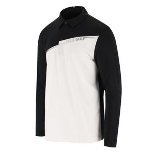 [엘르골프]남성 프린트 배색 폴로 티셔츠 6K55252-101 화이트